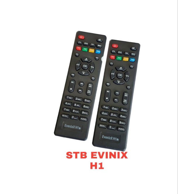Remote stb evinix H1 EVINIX Remot set top box STB evenix H1