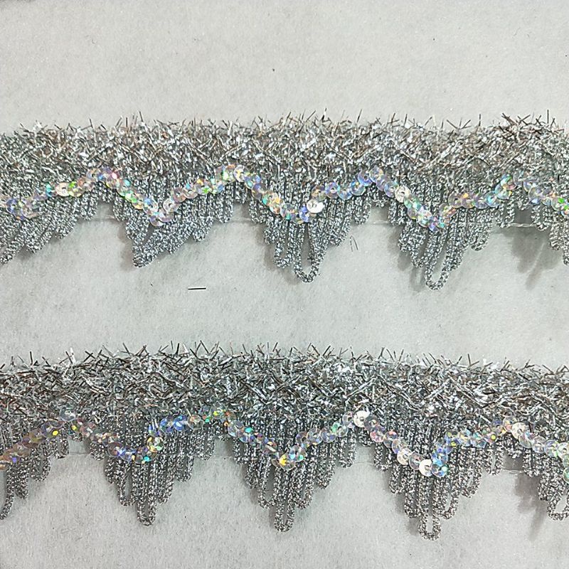 Renda Silver Payet 4,5cm METERAN