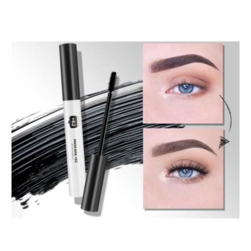 `ღ´ PHINKL `ღ´ Madame Gie +62 Mascara pelentik bulu mata NETIZEN fiber hitam hasil seperti extension