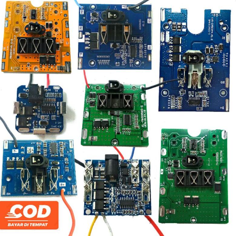 [KODE Q] Modul Bms 4s 5s baterai bor impact gerinda 18v 20v 21v 36v 48v volt cordless lithium kova m
