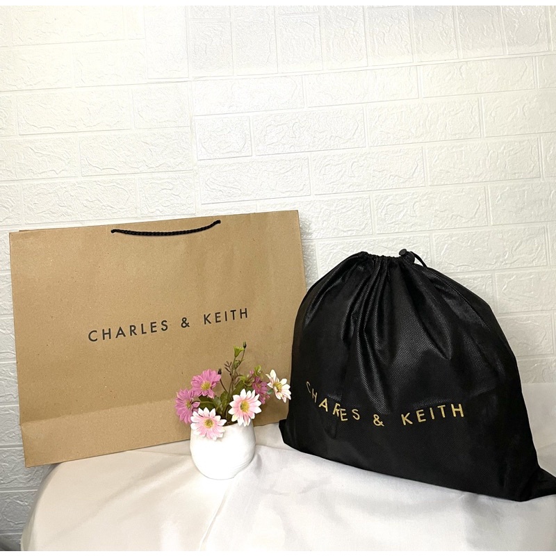 Paper Bag Charles And Keith Coklat