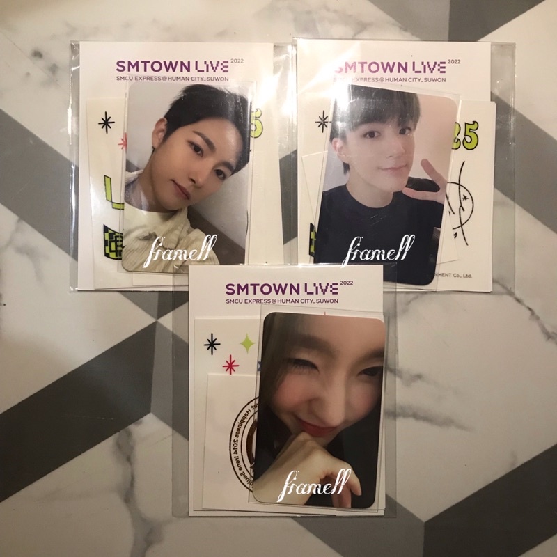[SEALED & UNSEALED] SMCU AR TATTOO STICKER SET PHOTOCARD JENO RENJUN NCT DREAM IRENE RED VELVET