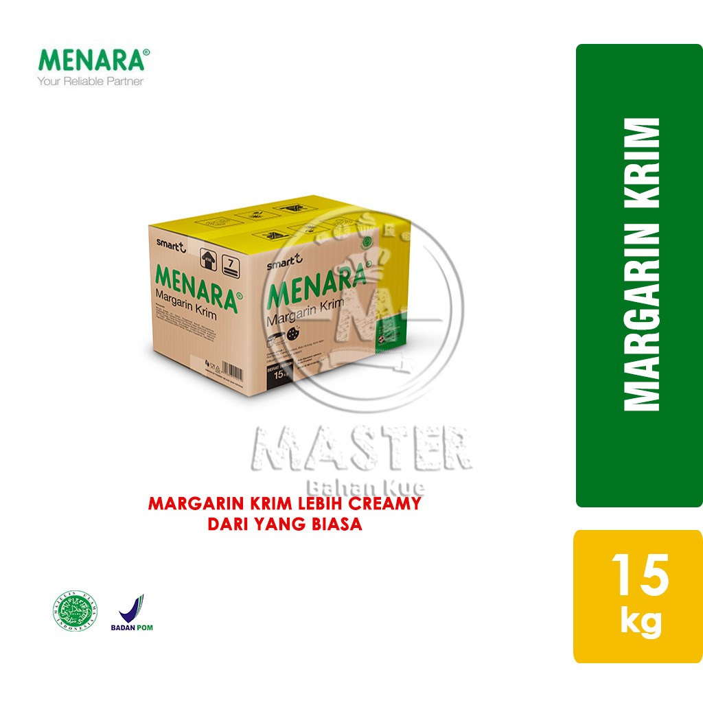 

Margarin Krim MENARA Kuning Creamy Margarine [Dus 15 kg]