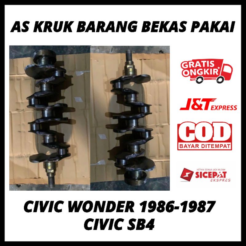 As Kruk KrusAs Civic Wonder 1986-1987, Civic SB4 (Bekas Pakai)