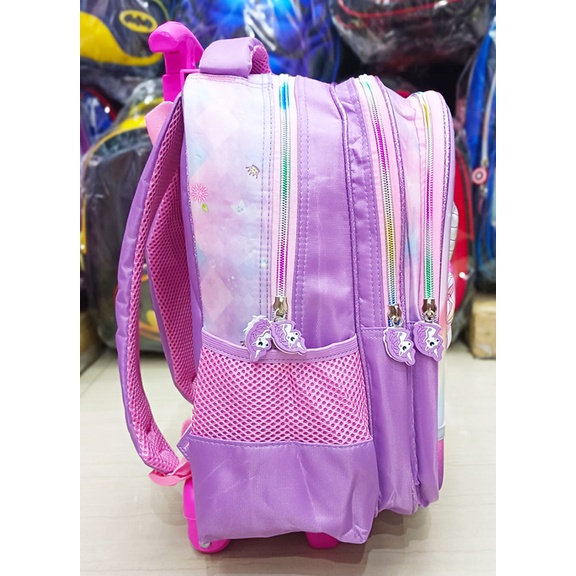 PROMO TROLLEY DORONG PREMIUM TAS ANAK SEKOLAH TK / SD UNICORN TIMBUL PITA DAN JAGOAN LAKI LAKI 3 RESLETING IMPORT ( OSH COOL 13inch TK - 14inch SEDANG TK BESAR / SD ) PILIHAN VARIAN