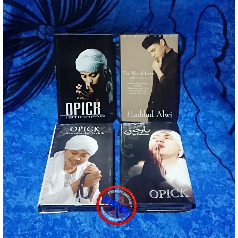 Kaset Pita Religi Opick Aa Gym Arifin Ilham Jefri Albuchori KH Zainuddin MZ  Emha Novia K Haddad Alw