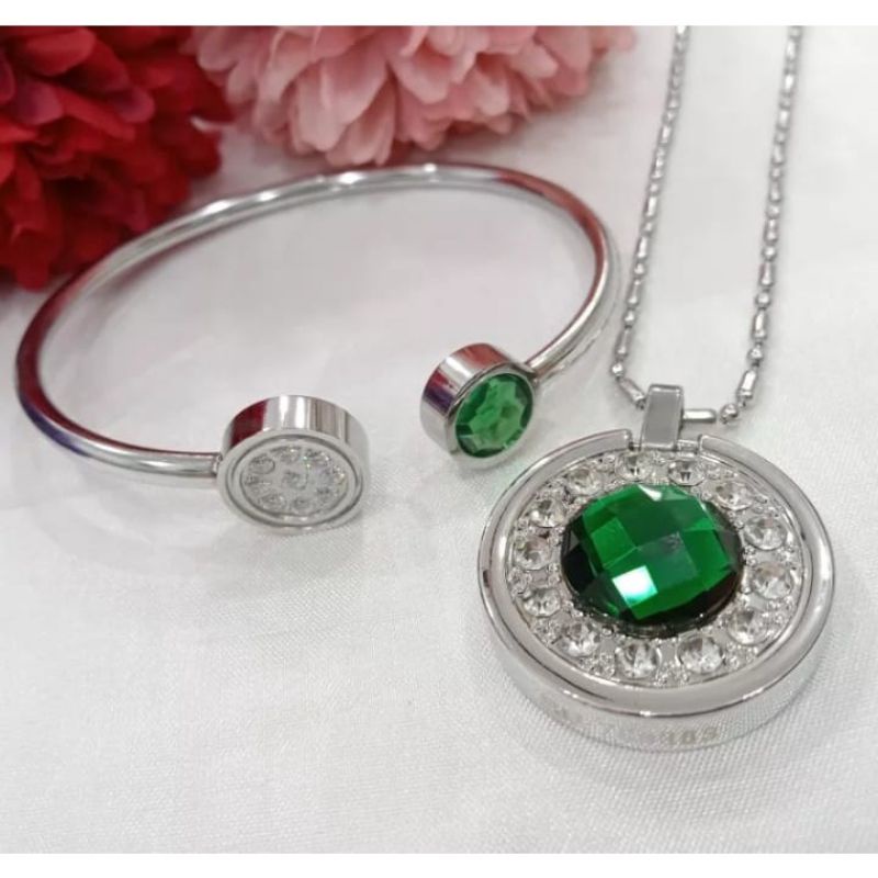( Bayar Di Tempat) 1 Set Gelang Kalung kesehatan  Asli Model Terbaru