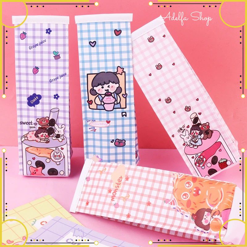 

TEMPAT PENSIL LUCU BENTUK MILK KOTAK SUSU / PENCIL CASE / TEMPAT PENSIL LUCU BENTUK KOTAK SUSU