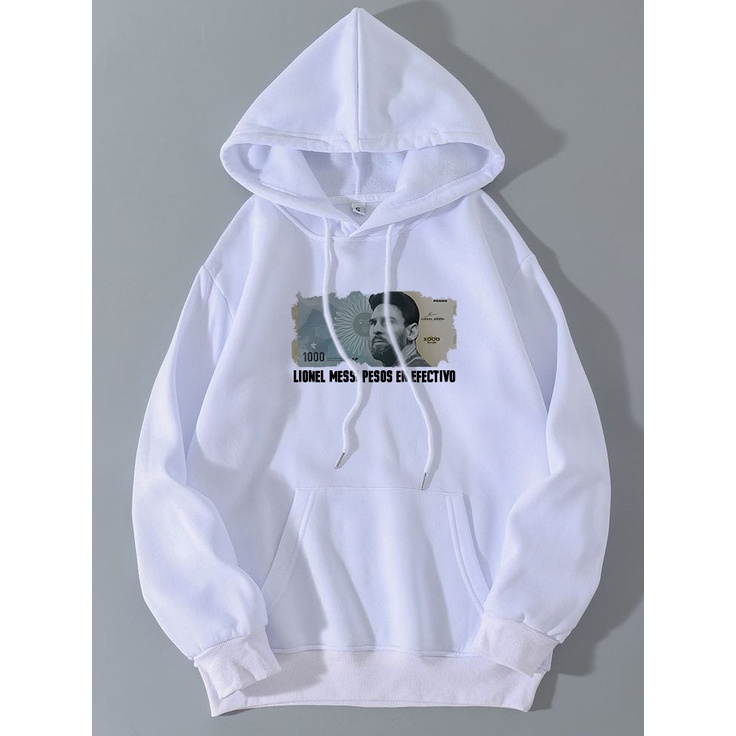 Sweater Hoodie pria wanita Messi Money terbaru /sweater pria wanita kekinian / Hoodie Jumper Bahan Fleece Ukuran M L XL XXL
