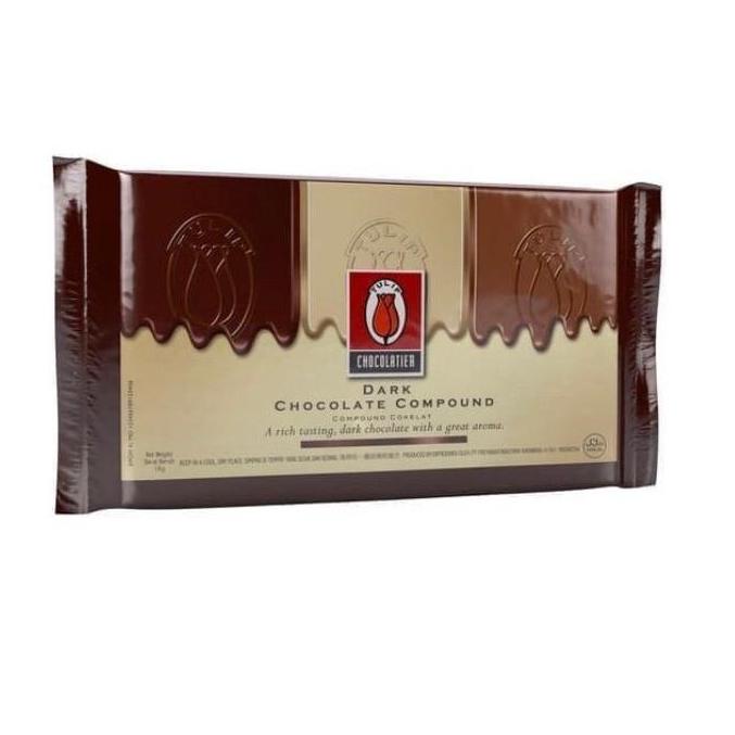 

1.1 Tulip Dark Chocolate Compound 1kg ,.,.,.,,