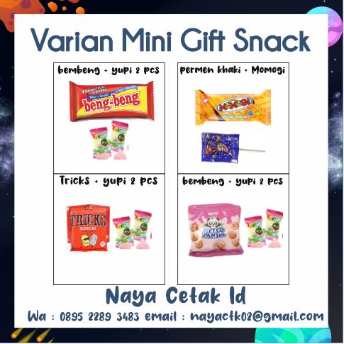 

mini gift paket murmer 1 hari jadi custome kertas