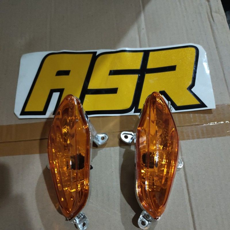 lampu Sen depan satria hiu Malaysia kuning oren kanan kiri