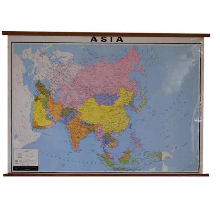 

Hot Sale Peta Benua Asia ( Ter) / Peta gantungan benua asia / Peta Asia ✓