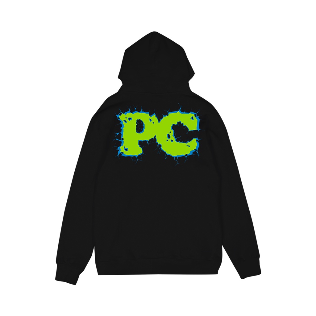Public Culture -  Crack Hoodie - Black