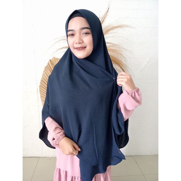 pashmina oval syar'i pashmina curve crinkle jumbo