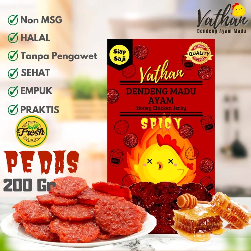 

DENDENG MADU VATHAN SPICY (PEDAS)