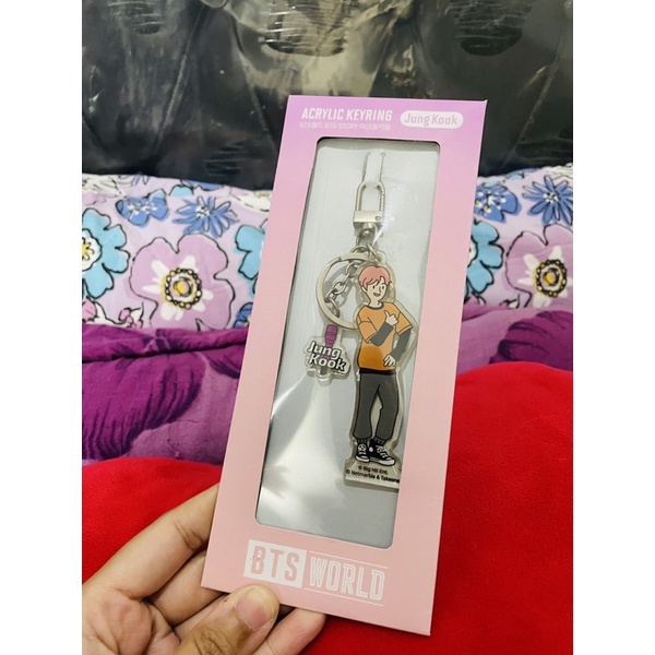 OFFICIAL ACRYLIC KEYRING JUNGKOOK BTS WORLD