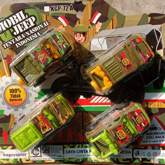 MAINAN MOBIL JEEP TENTARA ISI 4 MOBIL TERMURAH PULL BACK / Mainan Koleksi Edukasi anak terbaru / Mai