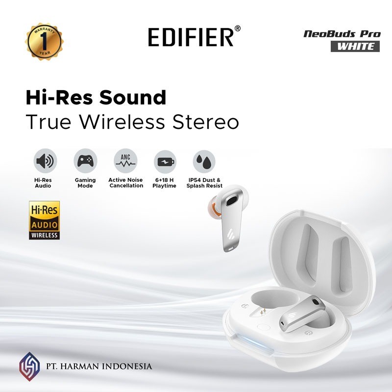 Edifier Tws NeoBuds Pro Hi-Res Sound with Active Noise Cancellation