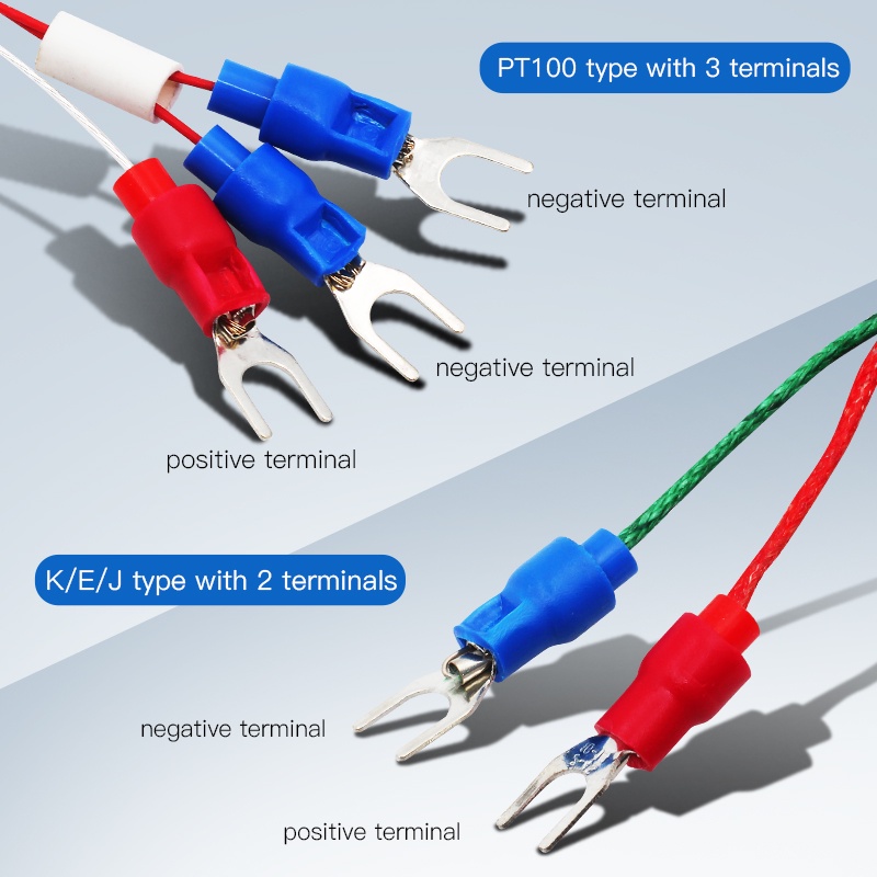 2 meter Thermocouple Probe Tipe K Thermocouple Sensor Temperatur 0-400 ℃