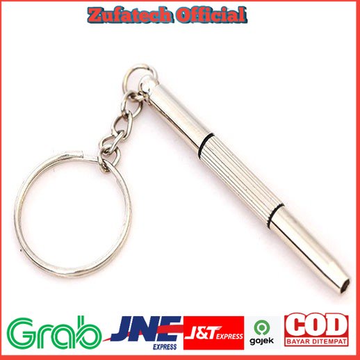 VENSTPOW Gantungan Kunci Obeng Plus Minus - V001 - Silver