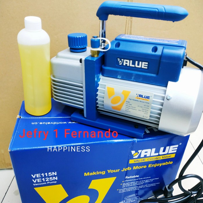 Vacuum Vacum Pump Ac 1/4 Pk Vacuum Pump Mobil Dan Kulkas Value Ve115N