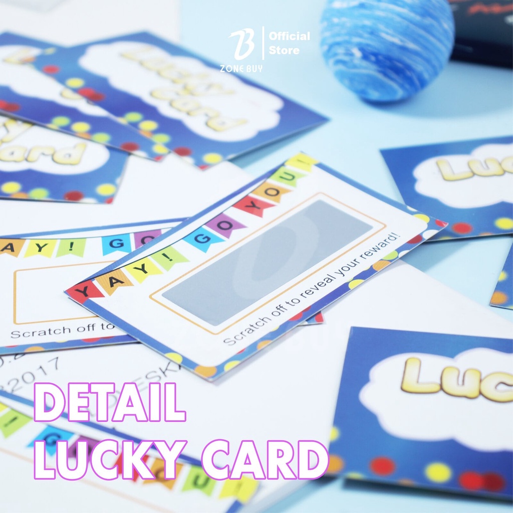 【10 lembar】Lucky cards/Beruntung Kartu undian / Kartu keberuntungan / hadiah