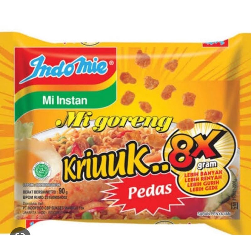 

Indomie kriuk pedas murah eceran