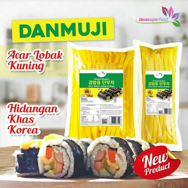 Danmuji Stick &amp; Slice Acar Lobak Korea 1,5 Kg  | Untuk Kimbab