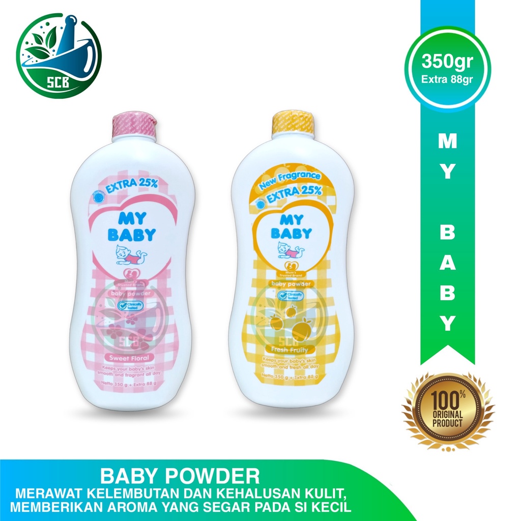 My Baby Baby Powder 350gr - Bedak Bayi / Bedak Tabur Bayi & Anak