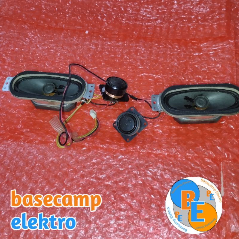 Speaker Twitter TV LED POLYTRON Bekas Unit Pecah Layar