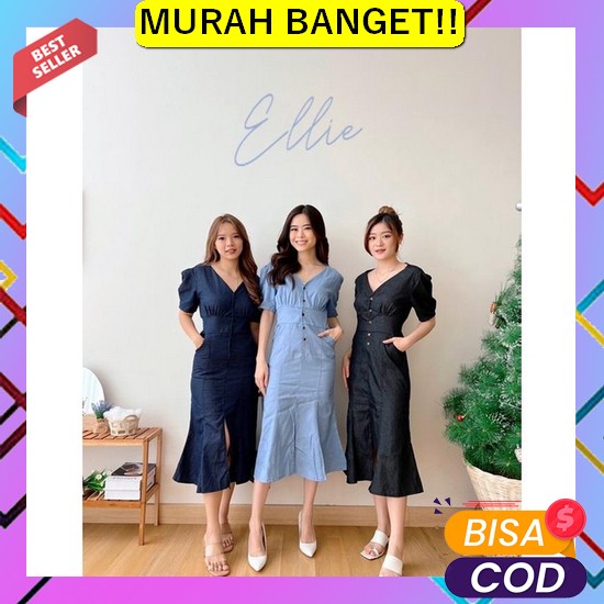 Mk Vanya Gardenia Vanya Floral Gamis Lebaran Gamis Pesta Gamis Kondang Herfit Ellie Dress / 9241