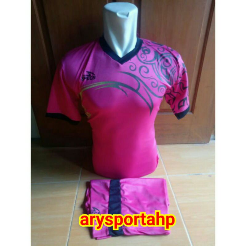 SPECS Kaos Jersey Setelan Futsal Baju Guru Olahraga Badminton Seragam Volly Bal Kostum Stelan Sepakb