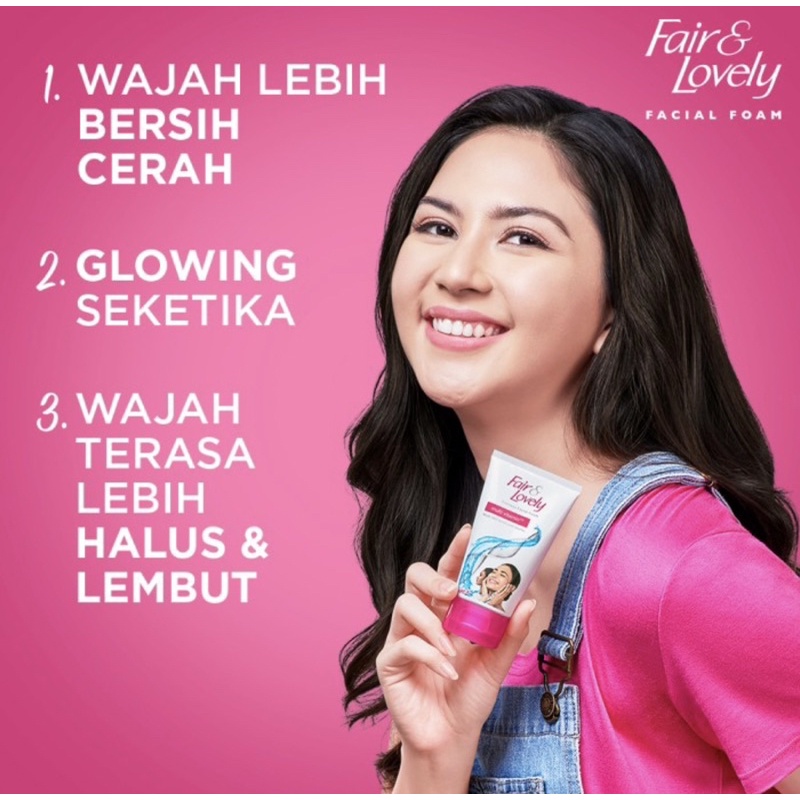 Fair &amp; Lovely 100 gram Facial Foam Wajah