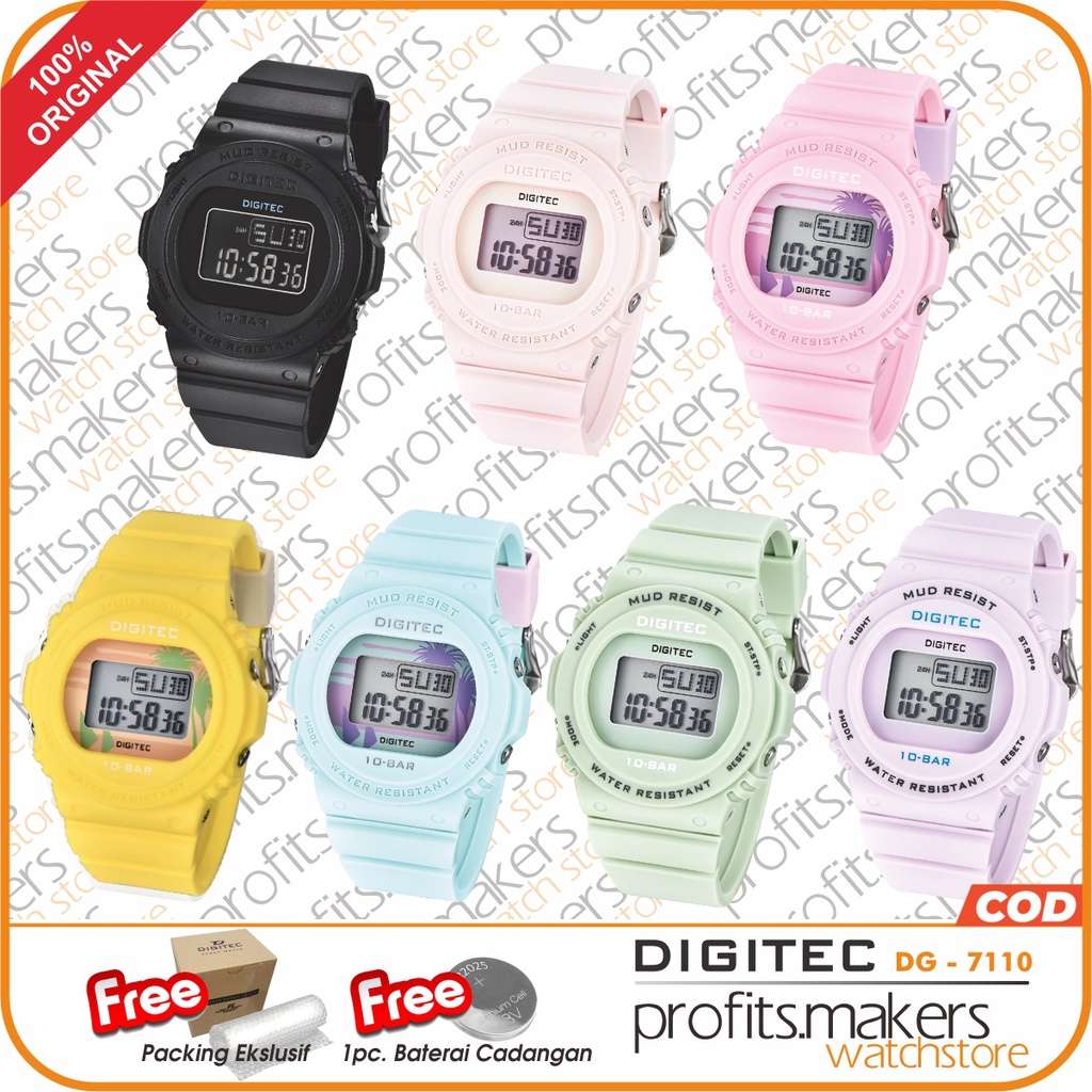 DIGITEC DG 7110 / DG-7110 / DG7110 Watch Jam Tangan ORIGINAL