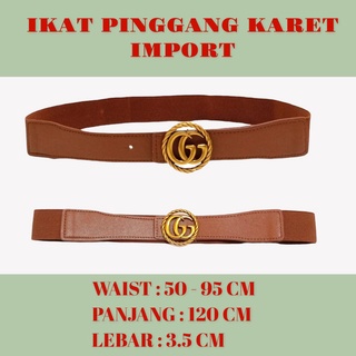 SMARTGIRL NEW IKAT PINGGANG KARET WANITA IMPORT / TALI PINGGANG CEWEK FASHION 00610-00614