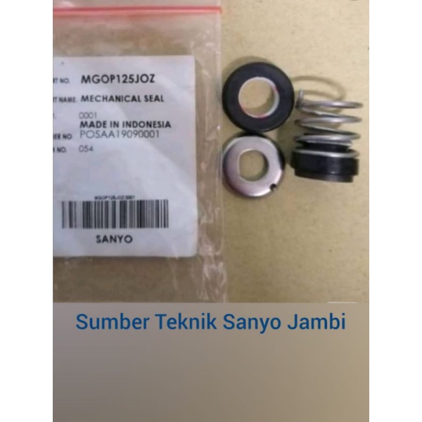 mechanikal seal pompa air sanyo P-H125A/ P-WH137C/P-H 137AC/P-'WH 138C/P-H 130Bu