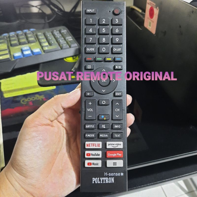 REMOTE REMOT SMART TV ANDROID HISENSE