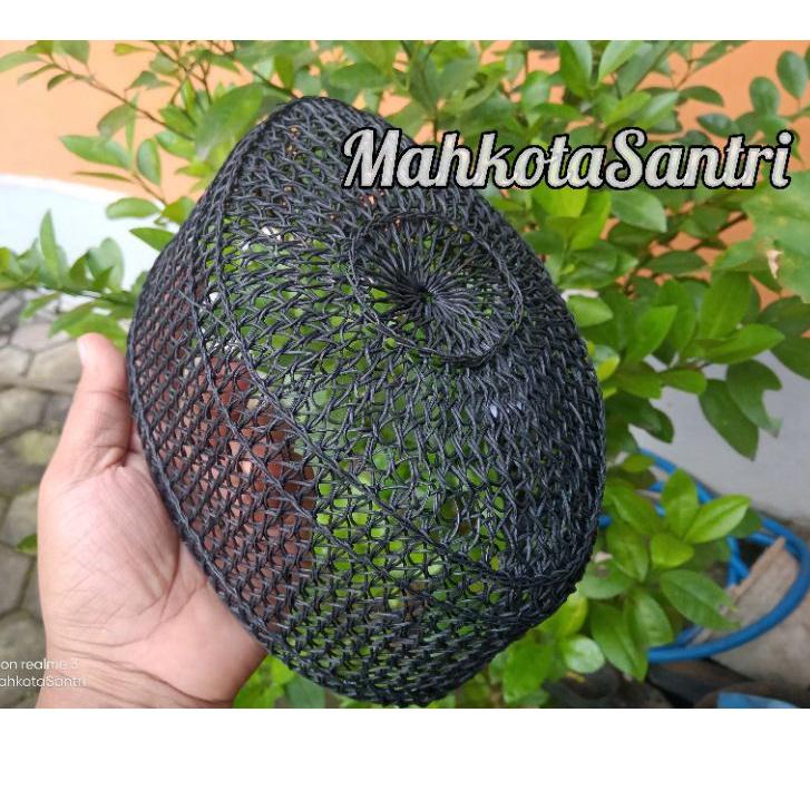 Terbaru PECI ROTAN HITAM POLOS/SONGKOK/KOPYAH ROTAN