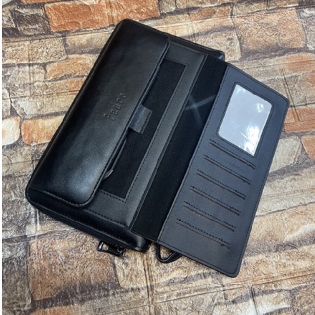 Handbag Pedro Clutch Tangan free Fena Card Leather Import Quality