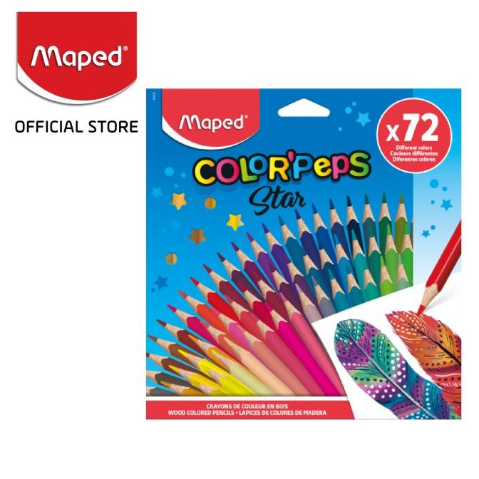 

Maped Pensil Warna ColorPeps Star isi 72 warna kemasan cardbox