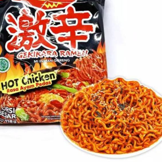 

₭ MIE Gekikara Ramen porsi besar 120gr ♩♪