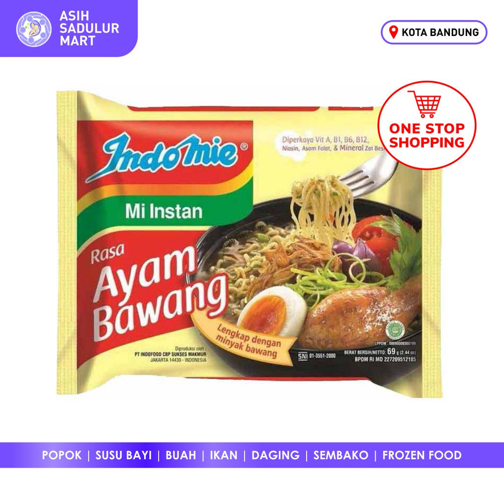 Indomie Ayam Bawang 5pcs 1pcs Bandung