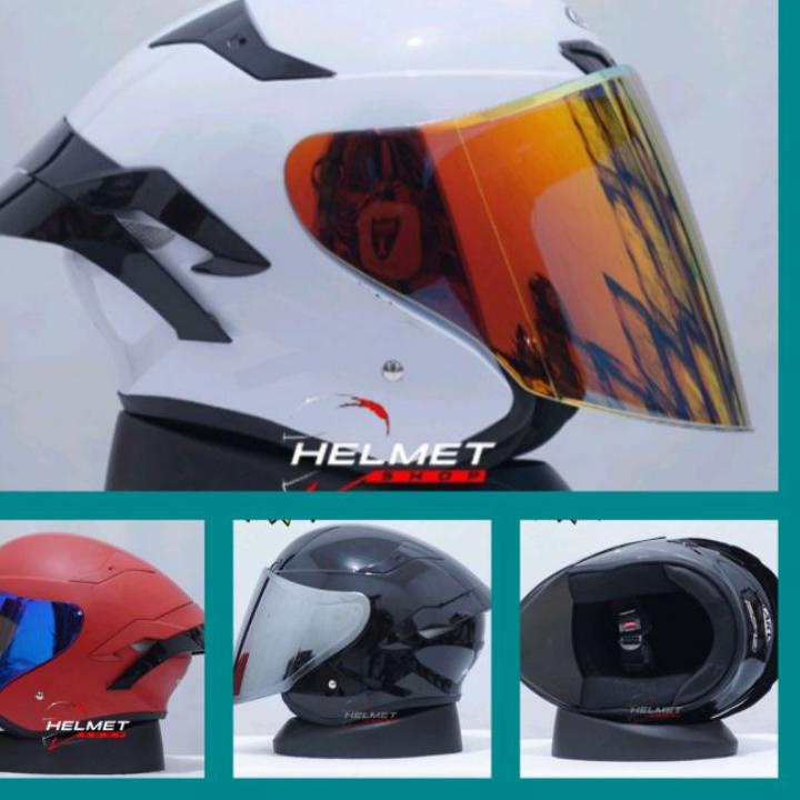 Top Produk.. helm ARL NFJ KAIROZ/TTC premium(paket ganteng)free kaca basic bening atw 2 kaca