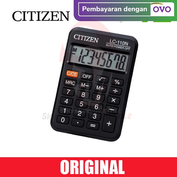 

MURAH CITIZEN Calculator LC -110N