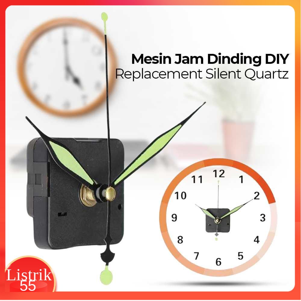 Mesin Jam Dinding DIY Replacement Silent Quartz - S5168