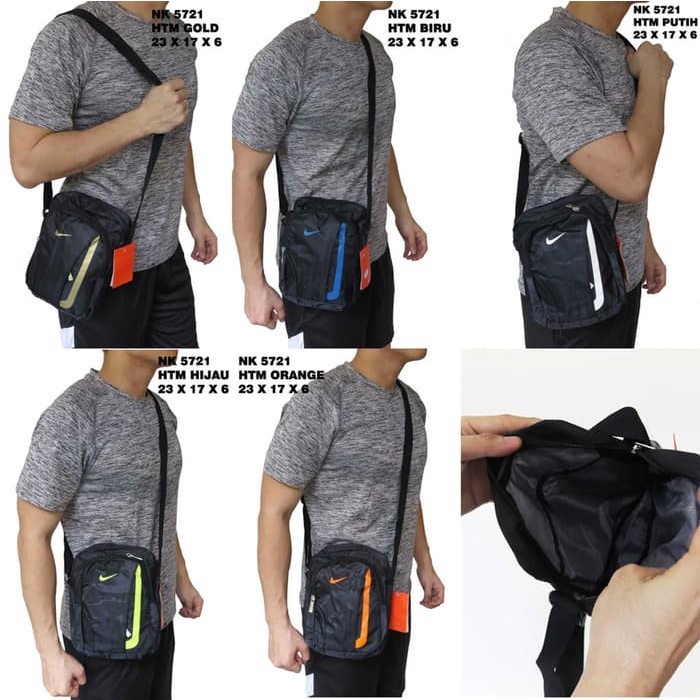 TAS COWOK SELEMPANG NIKE 5721 TAS IMPORT SLING BAG PRIA GRATIS ONGKIR