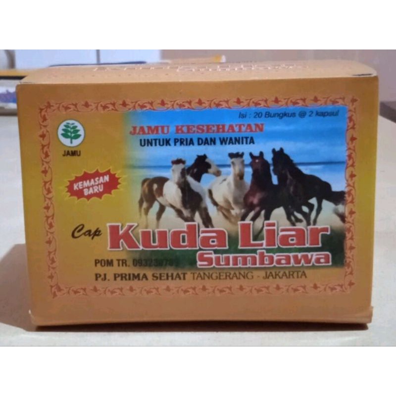 Kuda Liar Sumbawa Jamu Serbuk Seduh Asam Urat Pegalinu