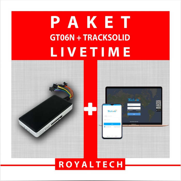 [PROMO] - Paket GT06N Lifetime Tracksolid