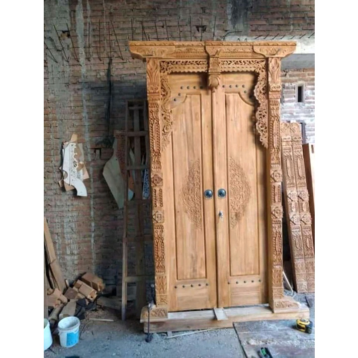 pintu rumah gebyok jati jepara pintu kamar